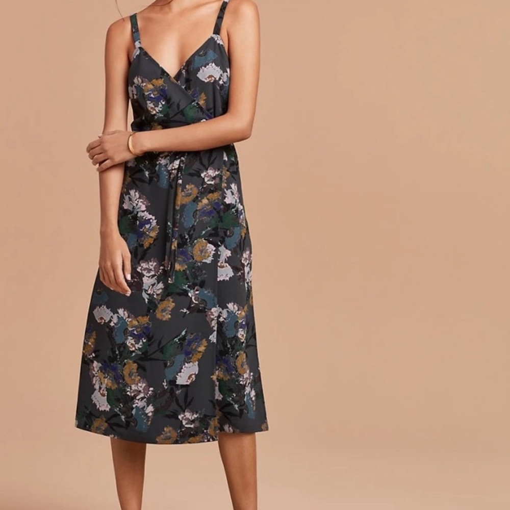 Aritzia Wilfred Astere Floral Wrap Dress